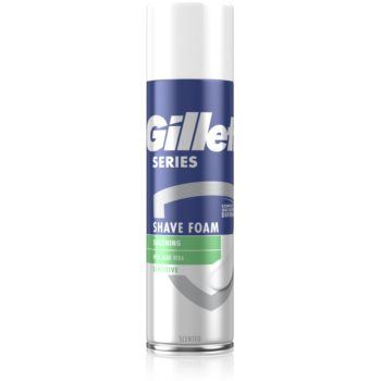 Gillette Series Sensitive spumă pentru bărbierit pentru barbati