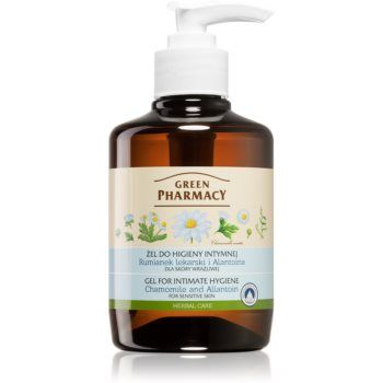 Green Pharmacy Body Care Chamomile & Allantoin gel pentru igiena intima pentru piele sensibila ieftina