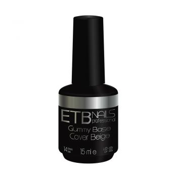 Baza Unghii Gel Elastic ETB Nails Beige Cover 15 ml de firma original