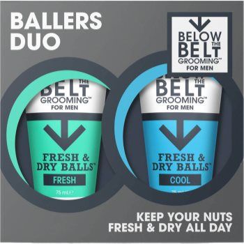 Below the Belt Grooming Fresh and Cool Ballers Duo set cadou pentru igiena intima