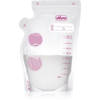 Chicco Breast Milk Storage Bags sac pentru păstrarea laptelui matern