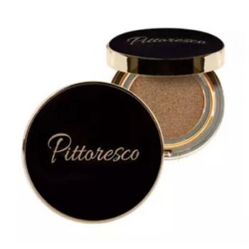 Crema Compact cu SPF 45 Cushion - Pittoresco, Nuanta 23 Medium Nude, 2 x 14 g