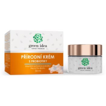 Green Idea Natural cream with probiotics crema pentru piele sensibila si iritabila ieftina