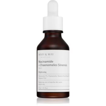 MARY & MAY Niacinamide + Chaenomeles Sinensis ser regenerant si iluminator reface bariera protectoare a pielii