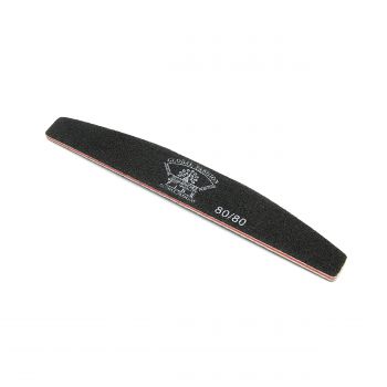 Pila Unghii Global Fashion G11 Semiluna Neagra 80/80