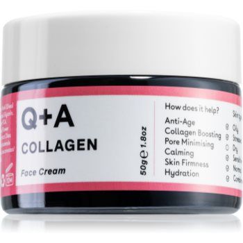 Q+A Collagen crema pentru fata cu efect de intinerire
