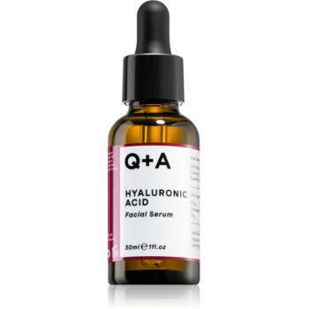 Q+A Hyaluronic Acid ser facial hidratant cu acid hialuronic