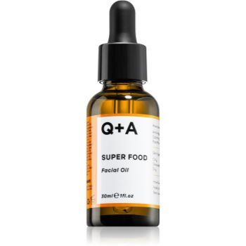 Q+A Super Food Ulei facial antioxidant pentru zi și noapte