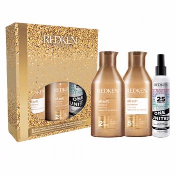 Redken - Pachet de hidratare pentru par uscat All Soft 750ml