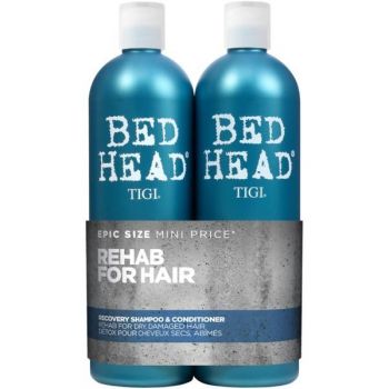 Set cadou ingrijire par Tigi Bed Head Recovery pentru par uscat: Sampon, 750 ml + Balsam, 750 ml