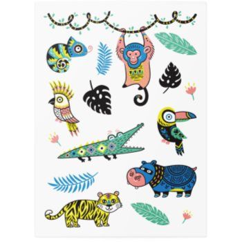 TATTonMe Temporary Tattoos Jungle tatuaj pentru copii