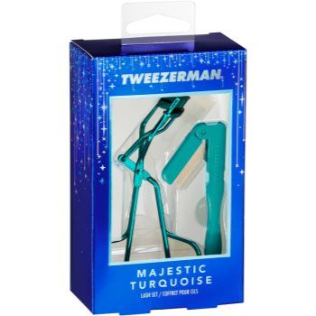 Tweezerman Majestic Turquoise set cadou (pentru gene) ieftin