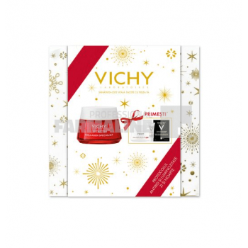 Vichy Trusa Xmas 2023 Liftactiv Collagen Specialist Crema de zi pentru toate tipurile de ten 50 ml + Liftactiv Collagen Specialist Crema de noapte 15 ml