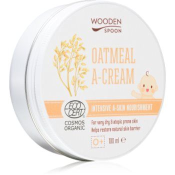 WoodenSpoon Oatmeal A-Cream crema calmanta hrănitoare pentru piele uscata spre atopica de firma originala