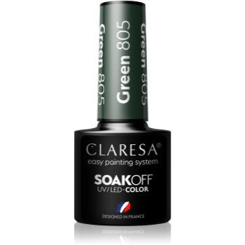 Claresa SoakOff UV/LED Color Take Me To The River lac de unghii sub forma de gel