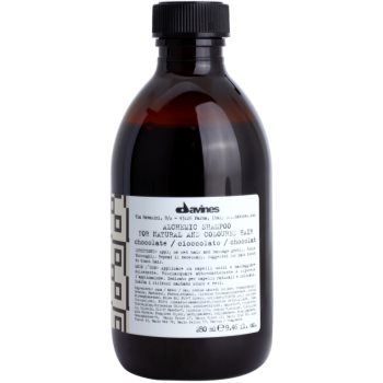Davines Alchemic Shampoo Chocolate șampon pentru a evidentia culoarea parului