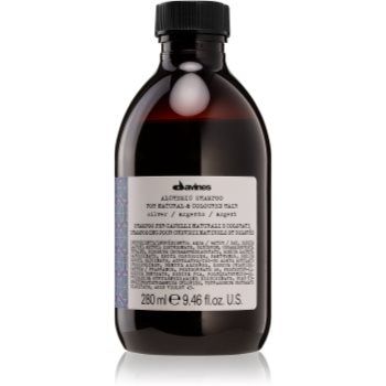 Davines Alchemic Shampoo Silver sampon hranitor pentru a evidentia culoarea parului