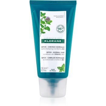 Klorane Organic Mint balsam protector pentru păr