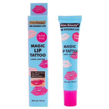 Luciu De Buze Kiss Beauty Tattoo Rose Pink