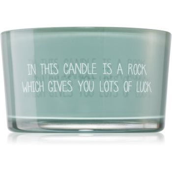 My Flame Candle With Crystal A Rock Which Gives You Lots Of Luck lumânare parfumată