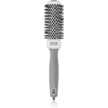 Olivia Garden Expert Shine Wavy Bristles White&Grey perie de par