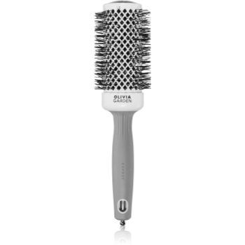 Olivia Garden Expert Shine Wavy Bristles White&Grey perie de par