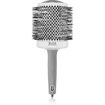 Olivia Garden Expert Shine Wavy Bristles White&Grey perie de par