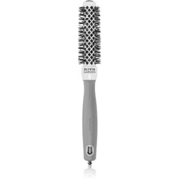 Olivia Garden Expert Shine Wavy Bristles White&Grey perie de par de firma originala