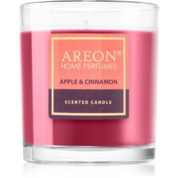 Areon Scented Candle Apple & Cinnamon lumânare parfumată