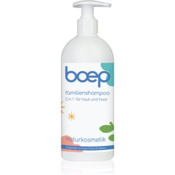 Boep Natural Family Shampoo & Shower Gel 2 in 1 gel de dus si sampon