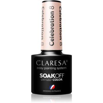 Claresa SoakOff UV/LED Color Celebration lac de unghii sub forma de gel