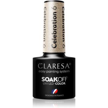 Claresa SoakOff UV/LED Color Celebration lac de unghii sub forma de gel