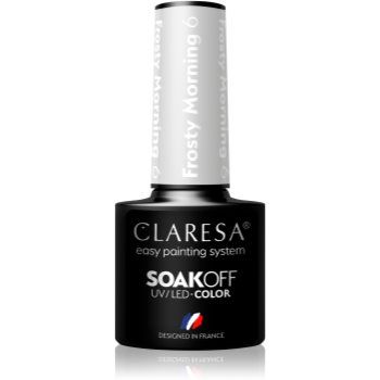 Claresa SoakOff UV/LED Color Frosty Morning lac de unghii sub forma de gel