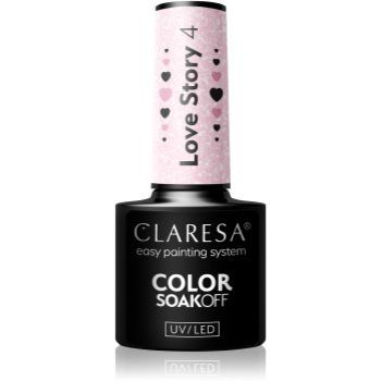 Claresa SoakOff UV/LED Color Love Story lac de unghii sub forma de gel