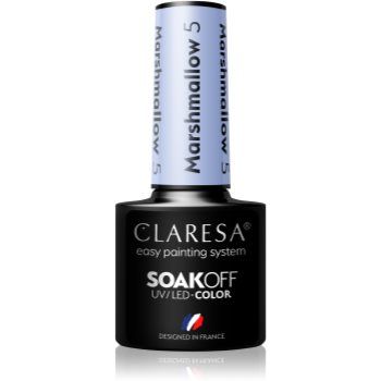 Claresa SoakOff UV/LED Color Marshmallow lac de unghii sub forma de gel