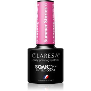 Claresa SoakOff UV/LED Color Summer Stories lac de unghii sub forma de gel