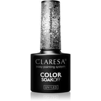 Claresa SoakOff UV/LED Color Winter Wonderland lac de unghii sub forma de gel