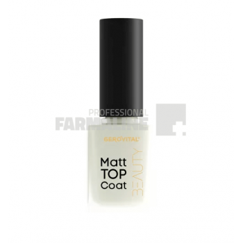 Gerovital Beauty Matt Top Coat lac de unghii 11 ml de firma originala