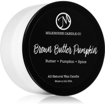Milkhouse Candle Co. Creamery Brown Butter Pumpkin lumânare parfumată Sampler Tin de firma original