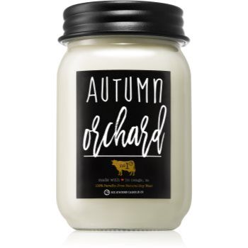 Milkhouse Candle Co. Farmhouse Autumn Orchard lumânare parfumată Mason Jar