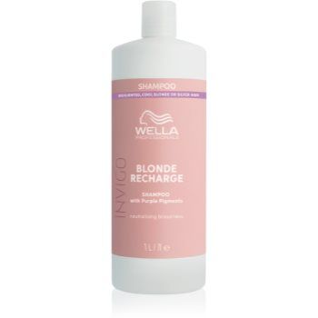 Wella Professionals Invigo Blonde Recharge șampon pentru păr blond neutralizeaza tonurile de galben