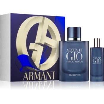 Armani Acqua di Giò Profondo set cadou pentru bărbați