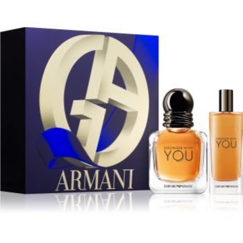 Armani Emporio Stronger With You set cadou pentru bărbați