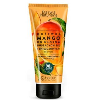 Balsam hranitor pentru par cu mango Barwa Naturalna, 200 ml ieftin