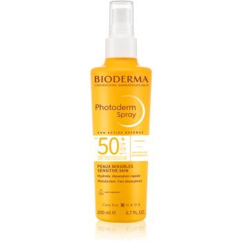 Bioderma Photoderm Sprej SPF 50+ spay-lotiune de protectie solara SPF 50+ de firma originala