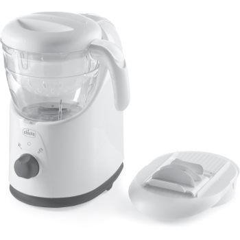 Chicco Easy Meal 4 in 1 oală de gătit cu aburi și blender 4 in 1