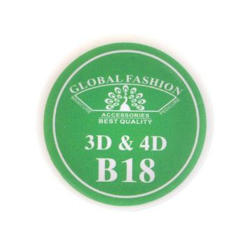 Gel UV 4D plastilina, gel plastart, Global Fashion, B18, 7g, verde deschis ieftin