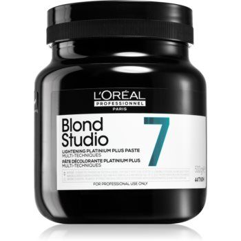 L’Oréal Professionnel Blond Studio Platinium Plus crema decoloranta pentru par natural sau vopsit de firma original