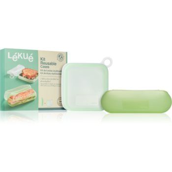 Lékué Kit Reusable Cases (Green) de firma original