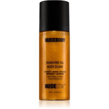 Nudestix Nudebody Sunshine Oil Body Elixir ulei de corp hidratant cu efect delicat de bronz de firma original